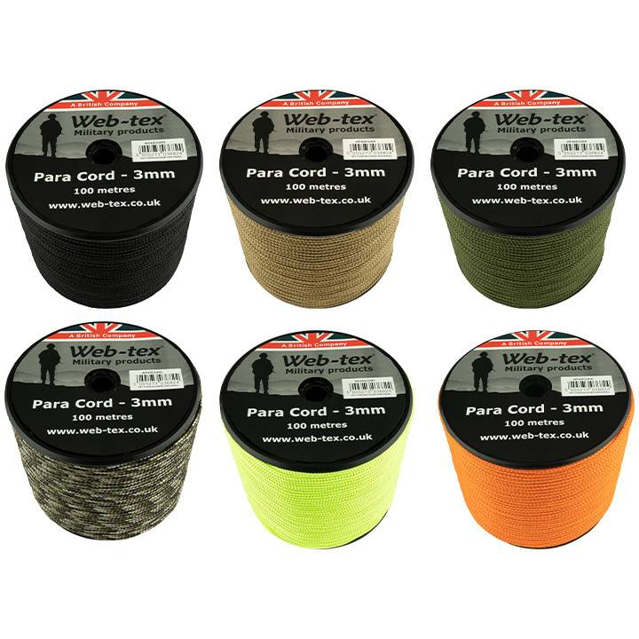 Paracord-rull - 100 m – Web-Tex (1)