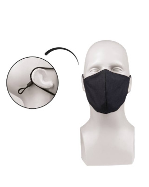 Suu/nina katted V-kujuliselt ripstop-materjalist, mustad – Mil-Tec (2)