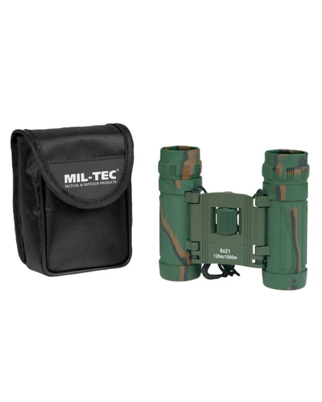 Kokkupandav binokkel 8 × 21 kamuflaaž – Mil-Tec