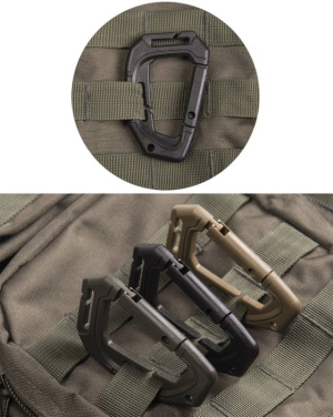 Taktikaline karabiin Molle (2 tükki blisterpakendis) must – Mil-Tec (2)