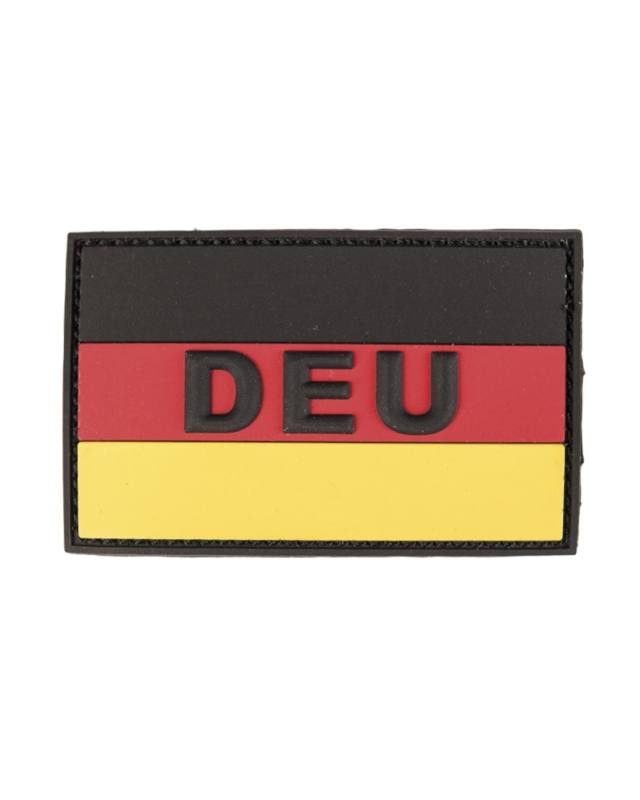 BW Patch 3D 'deu' PVC takjapaelaga, mitmevärviline, suur – Mil-Tec