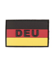 BW Patch 3D 'deu' PVC takjapaelaga, mitmevärviline, suur