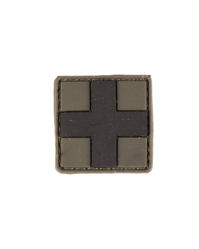 3D esmaabi PVC embleem takjapaelaga, oliivroheline, väike – Mil-Tec