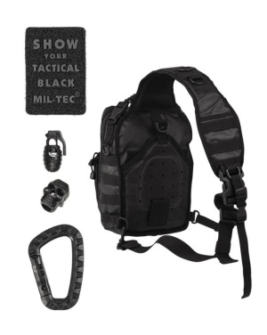 Üherihmaga Assault Pack väike taktikaline must – Mil-Tec (2)