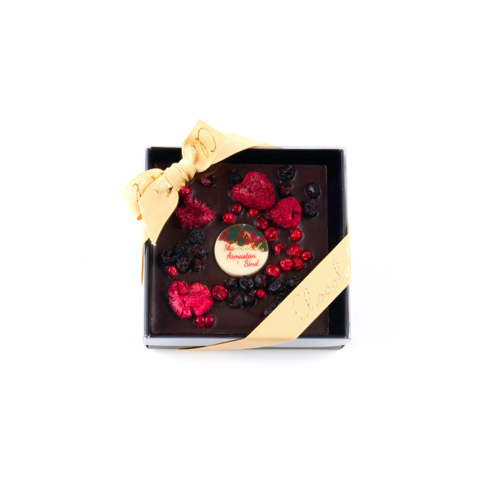 Tume šokolaaditahvel marjadega – Ma armastan sind!, tootepilt (1)