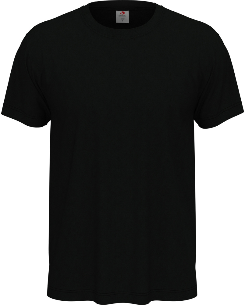 T-särk unisex 155 g/m2, suurus S, must, tootepilt