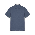 Stanley/Stella Prepster 2.0 unisex polosärk, 240 g/m², sinakashall (Dark Heather Blue)