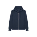 Stanley/Stella Astor unisex lukuga kapuutsiga pusa, tumesinine