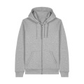 Stanley/Stella Mixer unisex lukuga kapuutsiga pusa, 280 g/m², hall melanž
