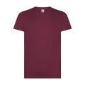Black Spider BS010 unisex T-särk, 150 g/m², bordoopunane