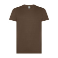 Black Spider BS010 unisex T-särk, 150 g/m², tumepruun (Chocolate)