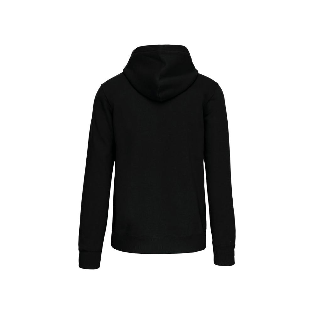 Kariban K444 lukuga kapuutsiga pusa, 360 g/m² - must, XS (1)
