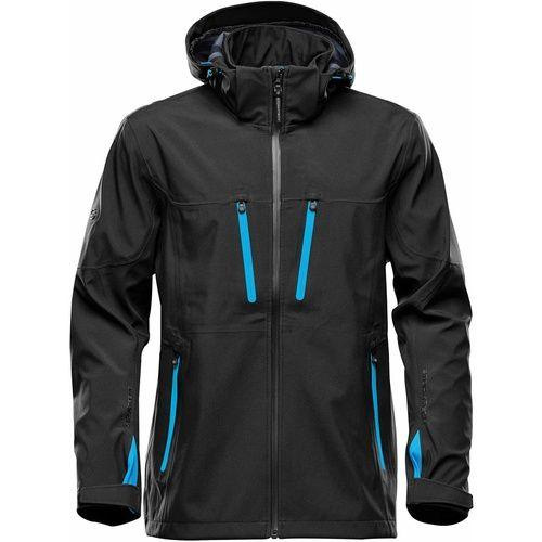 Stormtech XB-3 meeste softshell-jope - must / sinine (Electric Blue), S