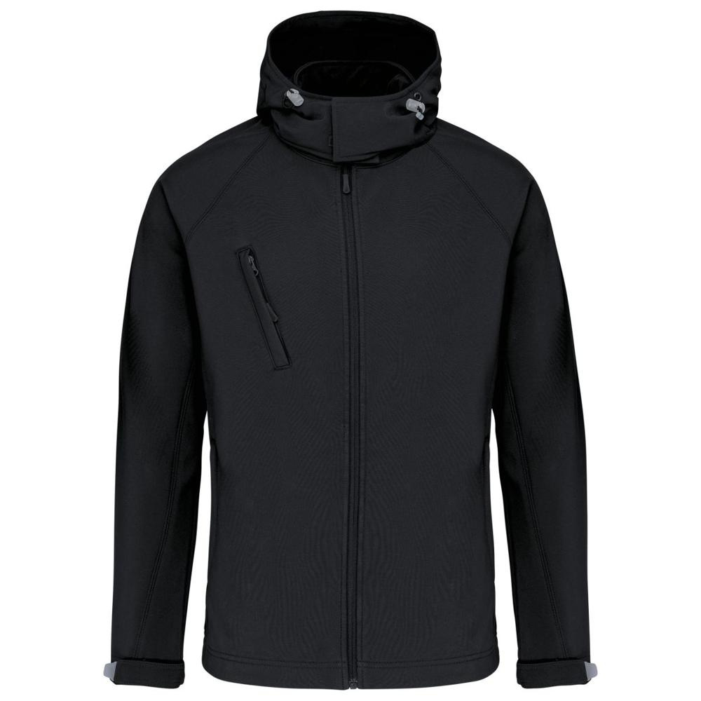 Kariban K413 meeste softshell-jope - must, S (1)