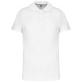 Kariban K241 meeste polosärk, 220 g/m², valge