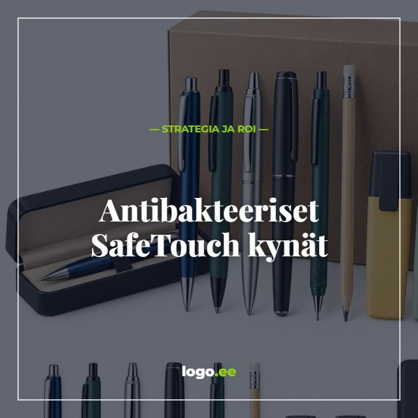 Antibakteeriset SafeTouch kynät – vaikutus todistettu!