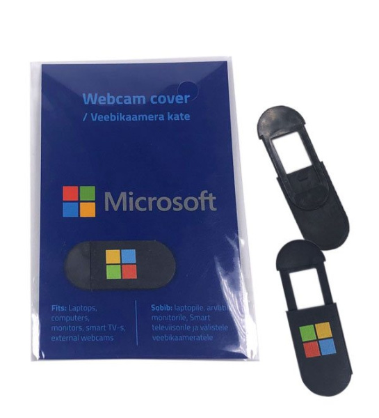Web-kameran suojus Microsoftin logolla
