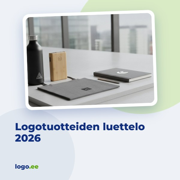 Logotuotteiden luettelo 2026: Trendikkäät mainoslahjat