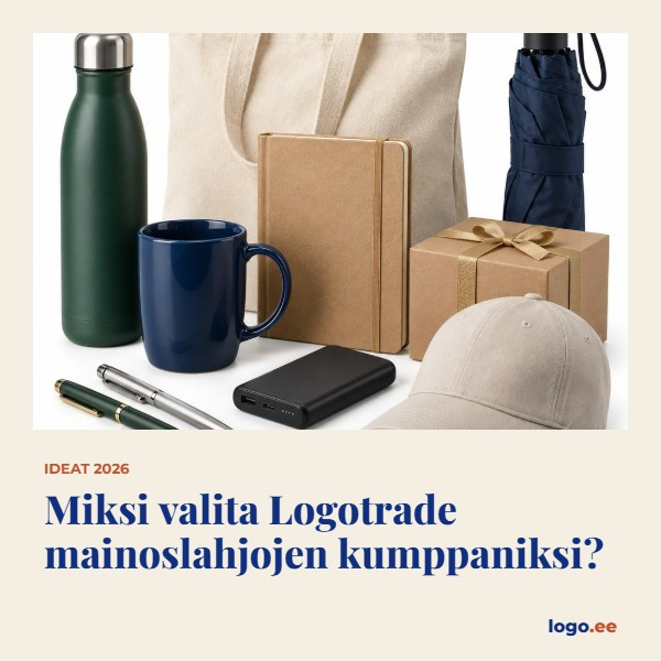 Miksi valita Logotrade mainoslahjojen kumppaniksi?