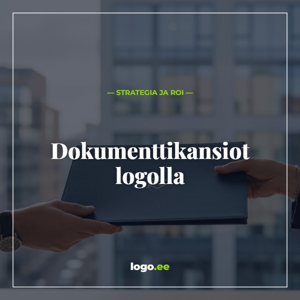 Dokumenttikansiot logolla: strateginen valinta liikelahjoiksi