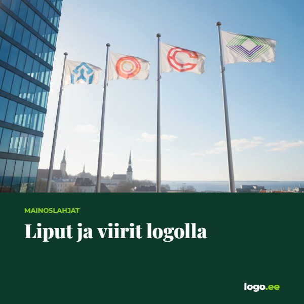 Liput ja viirit logolla: näin saavutatte parhaan näkyvyyden
