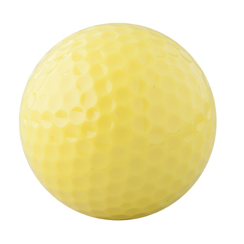 Logo trade mainostuotet tuotekuva: Golfpallo, keltainen