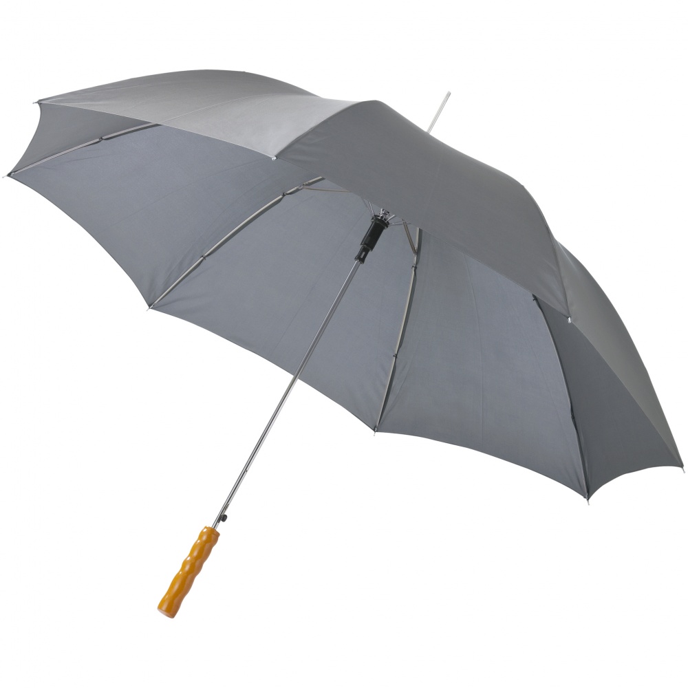 Logotrade mainoslahjat kuva: 23" Lisa automaattinen sateenvarjo, harmaa