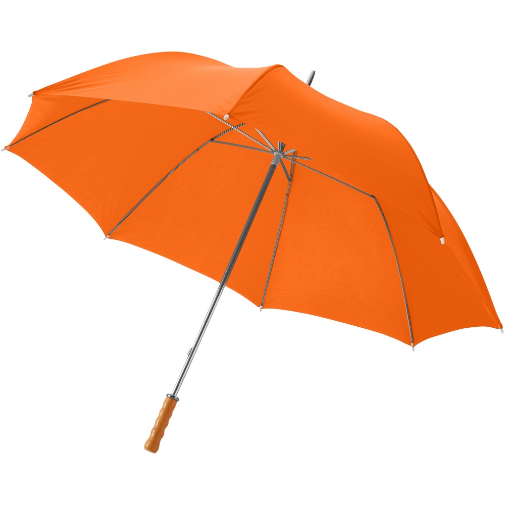 Logo trade mainostuotet tuotekuva: 30" Karl golf sateenvarjo, oranssi