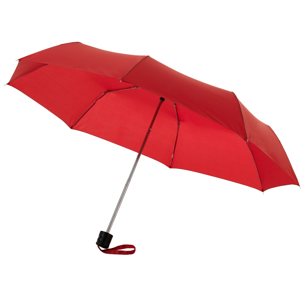 Logotrade mainoslahja ja liikelahja kuva: 21,5” Ida-sateenvarjo, taitettava, punainen