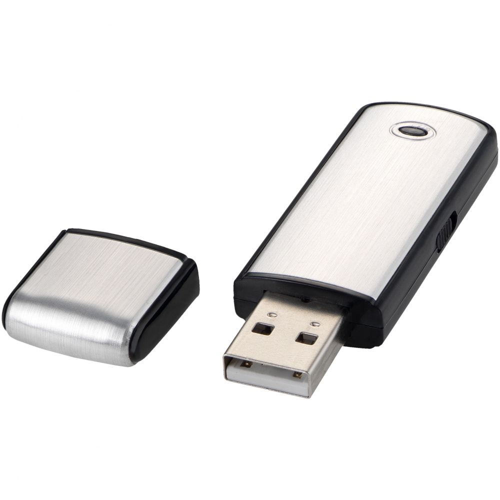 Logo trade liikelahjat mainoslahjat kuva: Neliönmuotoinen USB-tikku, 2 GB