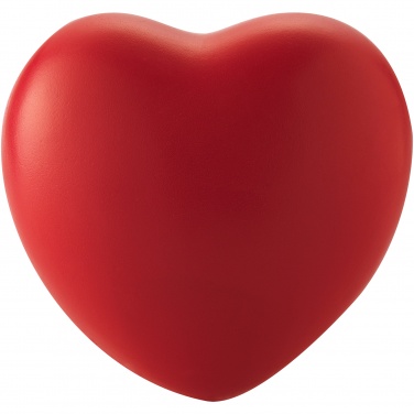 Logotrade mainoslahjat ja liikelahjat tuotekuva: #88 Sydämenmuotoinen stressilelu, punaninen