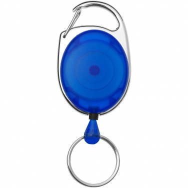 Logotrade mainostuote tuotekuva: Gerlos-roller-liitin ja avainketju, sinine