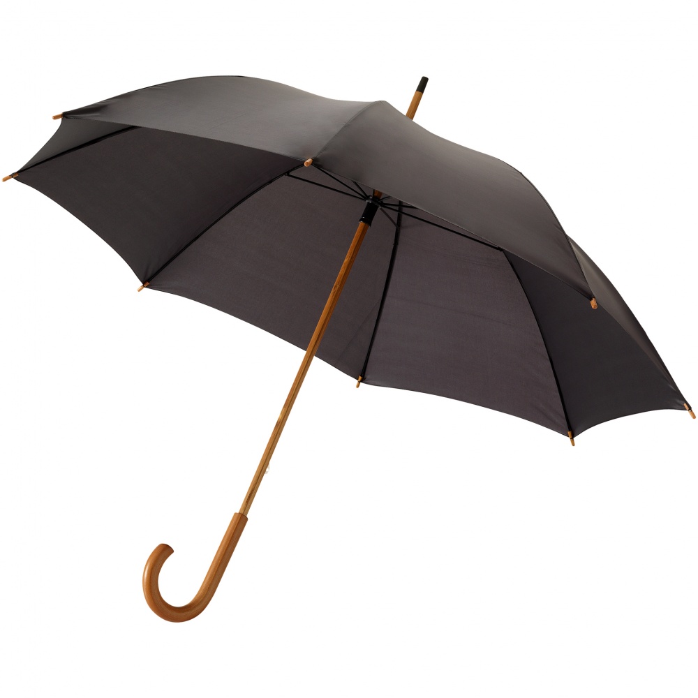 Logo trade mainoslahjat tuotekuva: 23" Jova klassinen sateenvarjo, musta