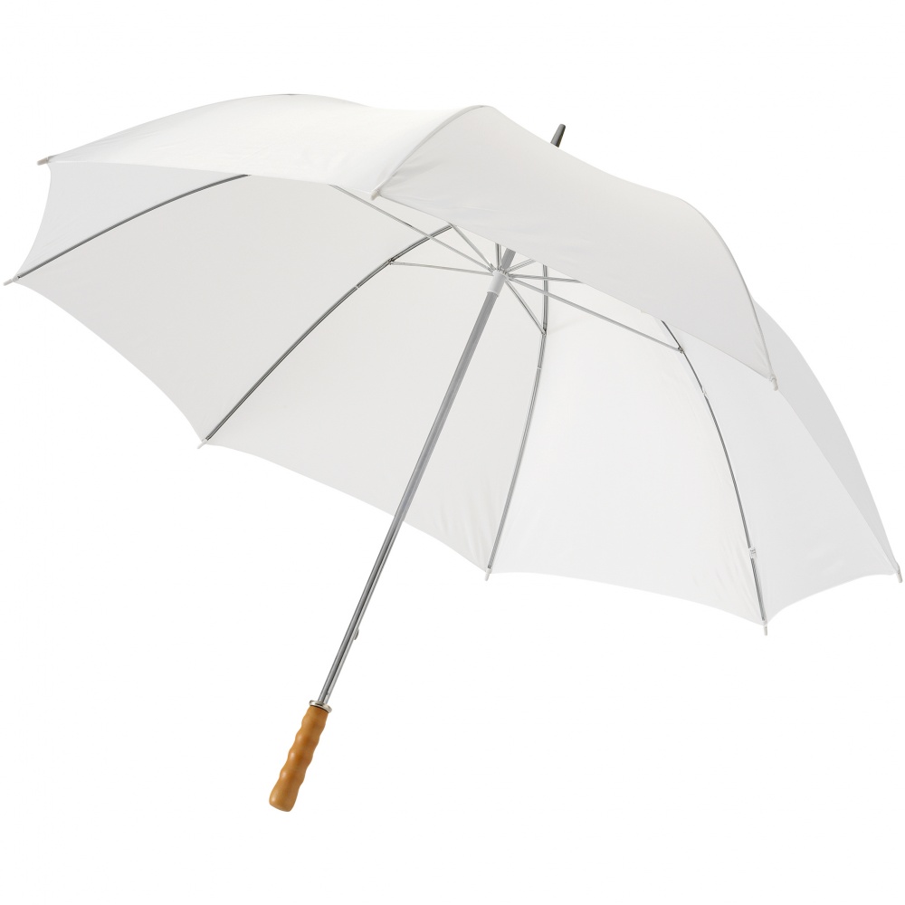 Logotrade mainoslahjat kuva: 30" Karl golf sateenvarjo, valkoinen
