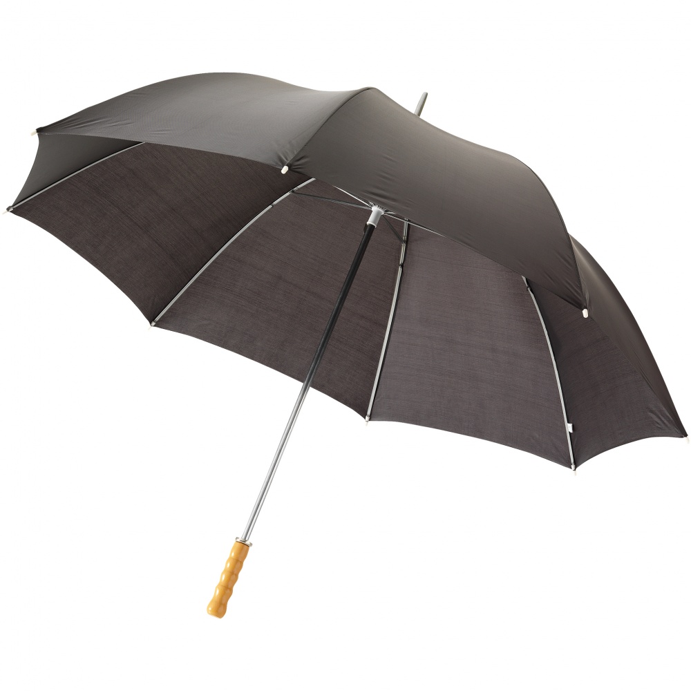 Logo trade liikelahjat tuotekuva: 30" Karl golf sateenvarjo, musta
