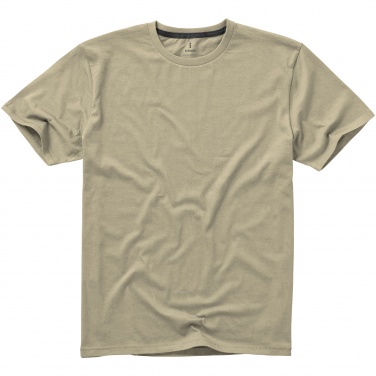 Logo trade mainoslahjat tuotekuva: Nanaimo T-paita, lyhythihainen, beige