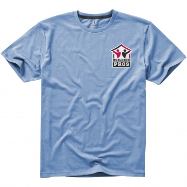 Logotrade liikelahja mainoslahja kuva: Nanaimo T-paita, lyhythihainen, vaaleansininen