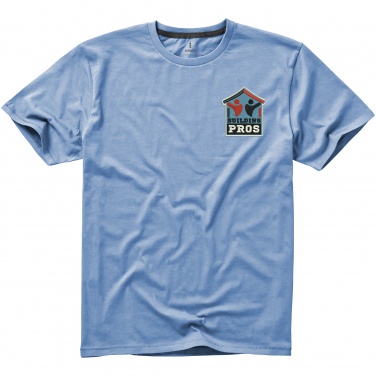 Logo trade liikelahja mainoslahja tuotekuva: Nanaimo T-paita, lyhythihainen, vaaleansininen