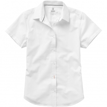 Logotrade mainostuote tuotekuva: Manitoba-paita, lyhythihainen, naisten, valkoinen
