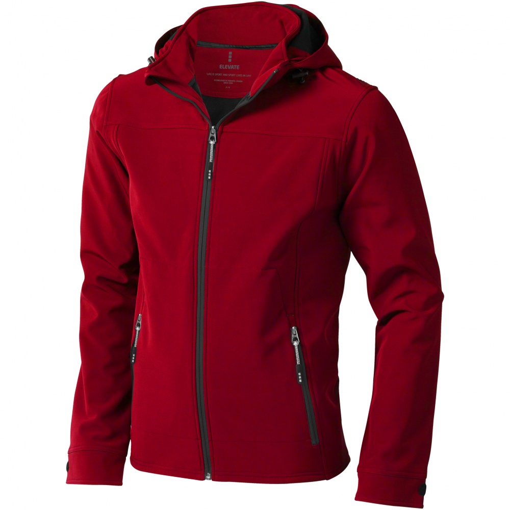 Logotrade mainoslahja tuotekuva: Langley softshell -takki, punainen