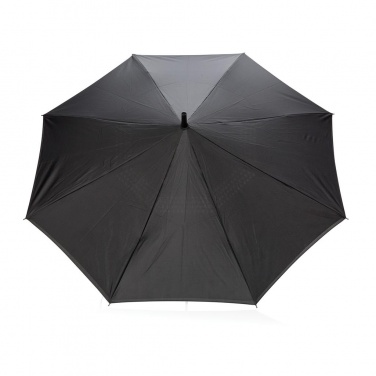 Logotrade liikelahja mainoslahja kuva: 23” manuaalisesti käännettävä sateenvarjo Xindao, musta - sininen