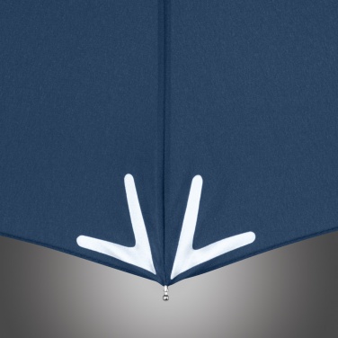 Logotrade mainoslahja ja liikelahja kuva: Helkuräärisega AC Safebrella® LED minivihmavari 5571, sinine