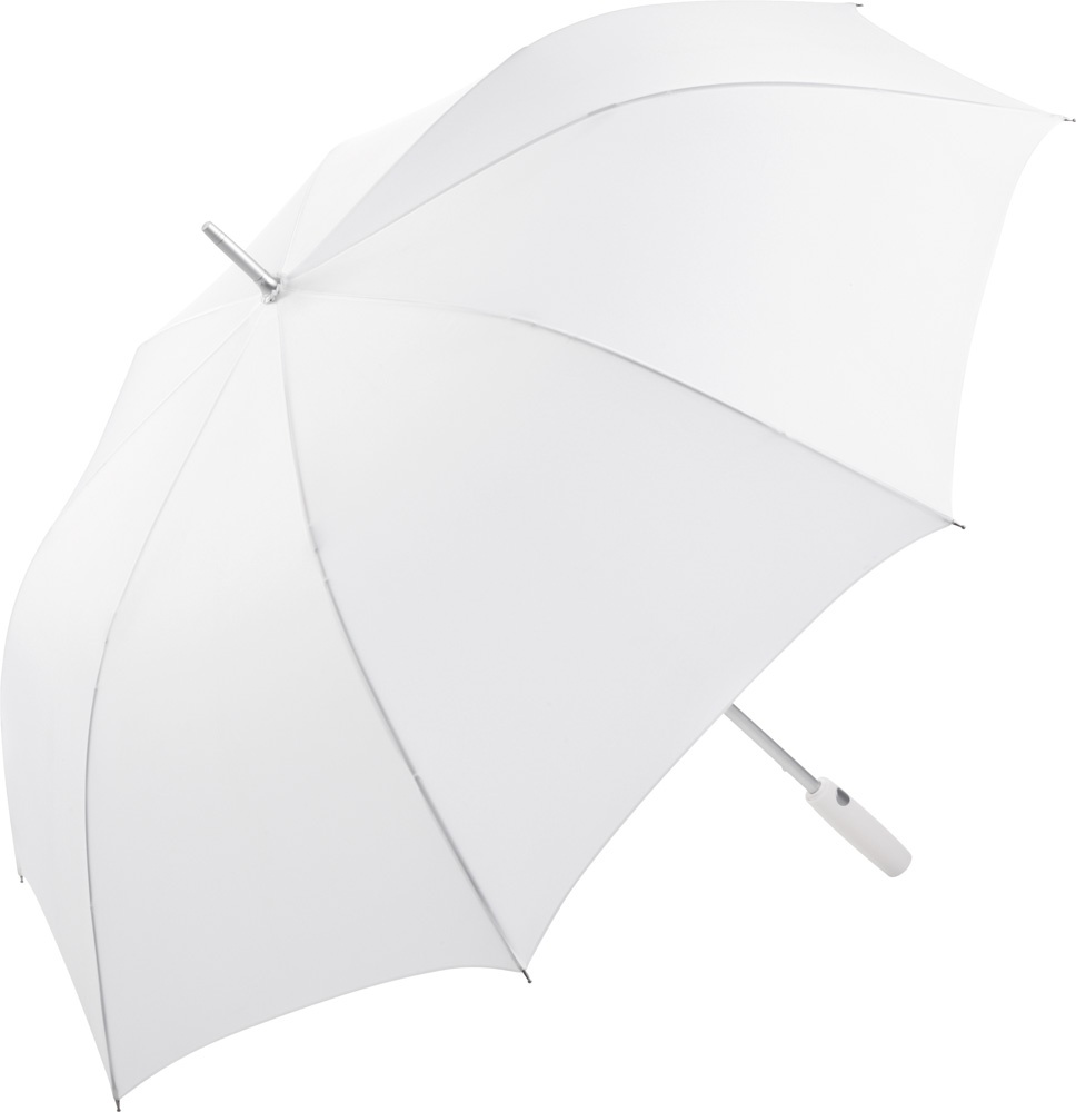 Logotrade liikelahja mainoslahja kuva: Suuri tuulenpitävä Golf sateenvarjo 7580, valkoinen