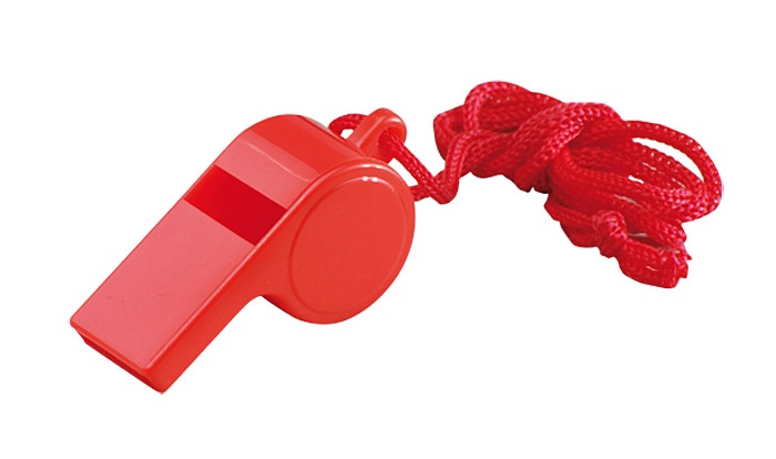 Logo trade liikelahjat mainoslahjat kuva: Punane plastikust vile WIST