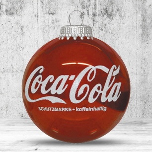 Logotrade mainostuote tuotekuva: Jõulukuulid 1 värvi logoga, 8 cm