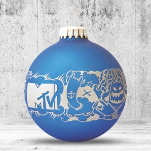 Logotrade mainoslahjat kuva: Jõulukuul 4-5 värvi logoga 8 cm