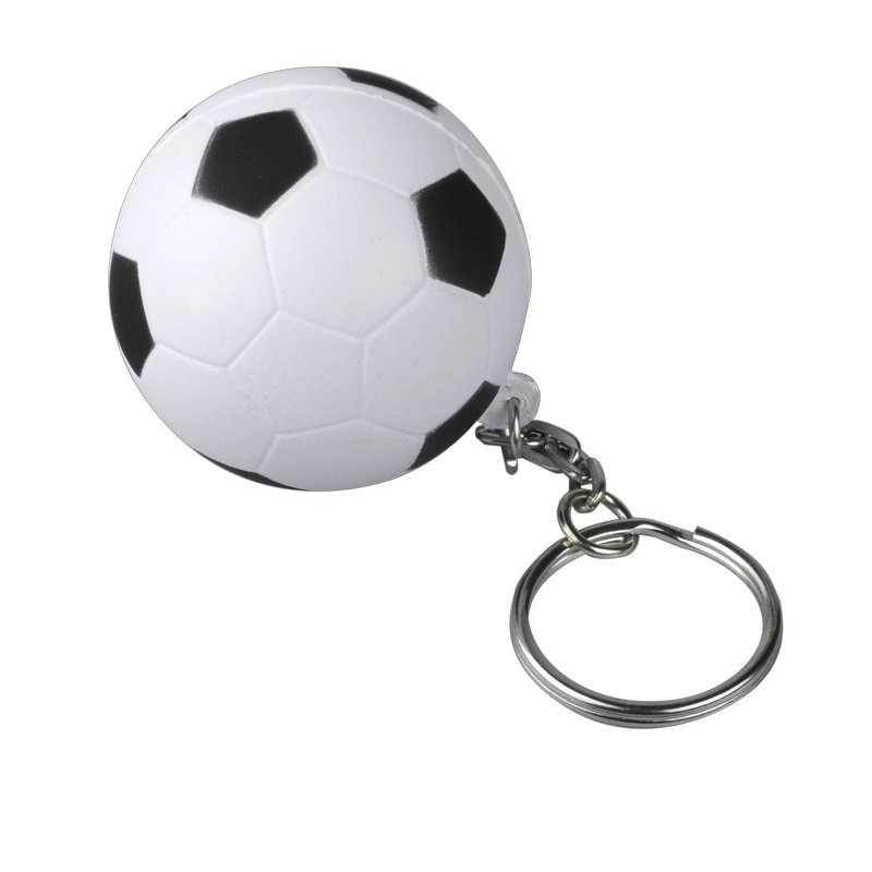 Logotrade liikelahja tuotekuva: Jalkapallo stressipallo, valkoinen