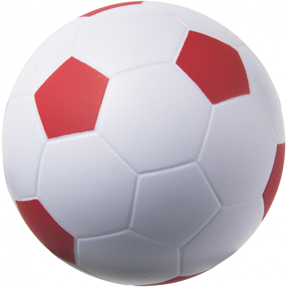 Logo trade liikelahja kuva: Football-stressilelu, punainen