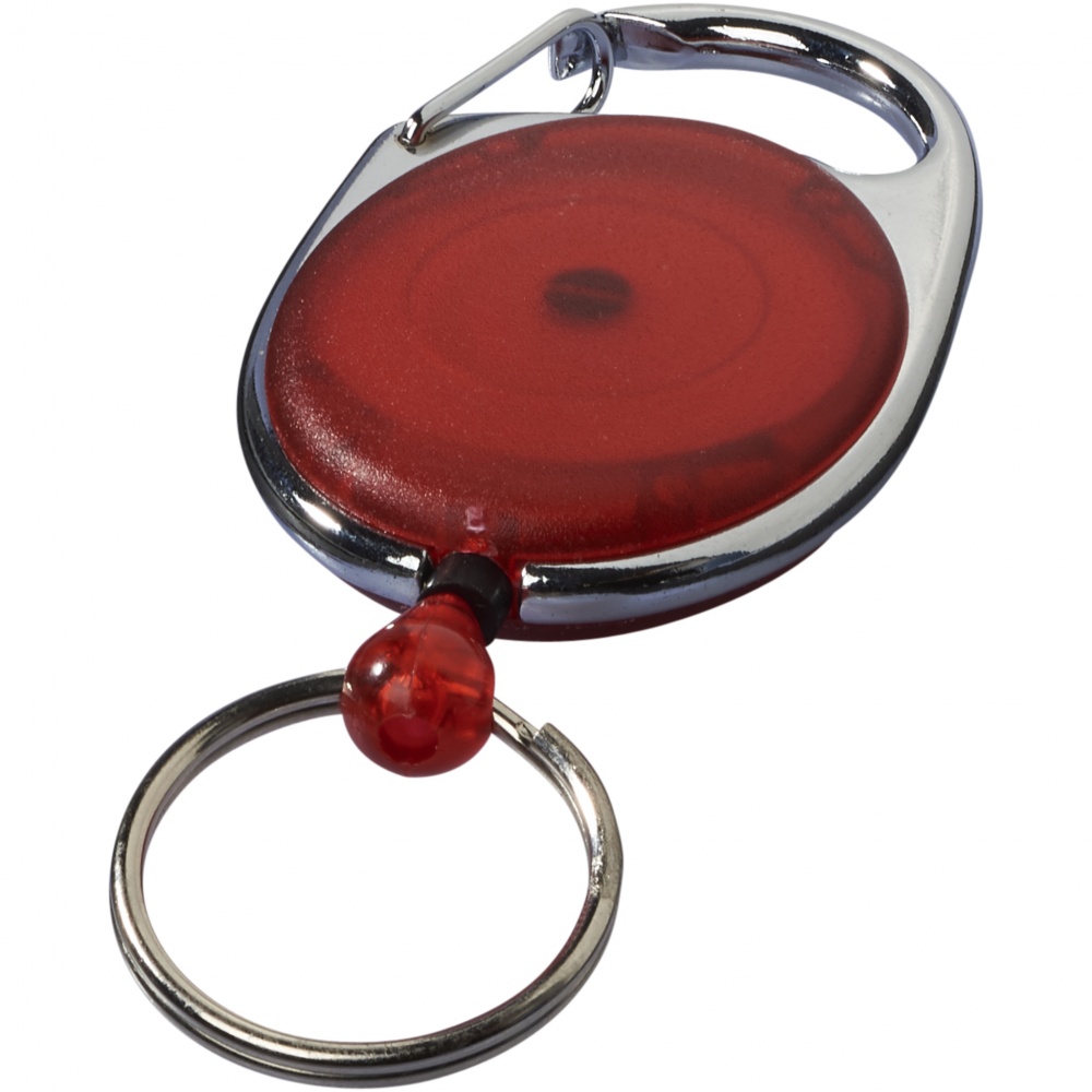 Logotrade mainoslahja ja liikelahja kuva: Gerlos-rollerclip avaimenperä, punainen