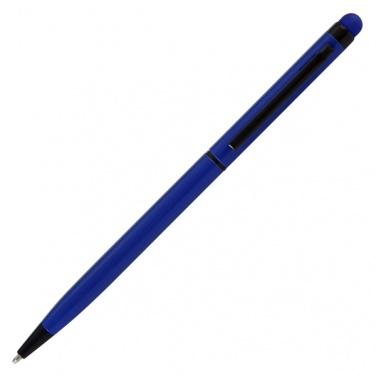 Logotrade mainostuote tuotekuva: Puutetundliku otsaga pastakas, sinine